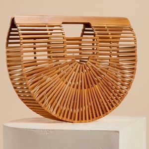 COPY - Cult Gaia Small Gaia's Ark Wooden Bag